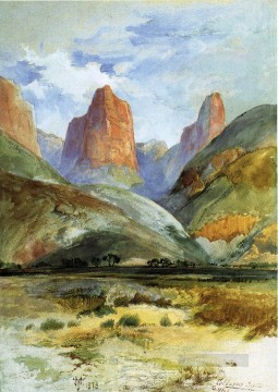 Colburns Butte Escuela de las Montañas Rocosas del Sur de Utah Thomas Moran Pinturas al óleo